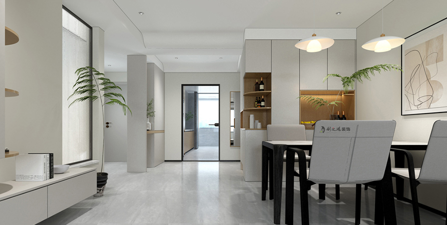 新泉大廈145㎡簡(jiǎn)約風(fēng)格裝修實(shí)景圖