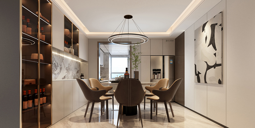 仁恒河濱花園200㎡簡約風(fēng)格裝修實(shí)景圖