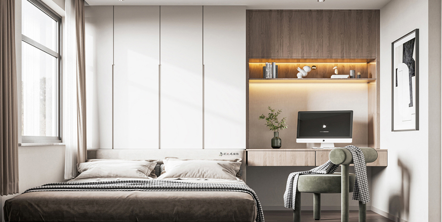 時(shí)代奧城113㎡現(xiàn)代簡(jiǎn)約風(fēng)格實(shí)景圖