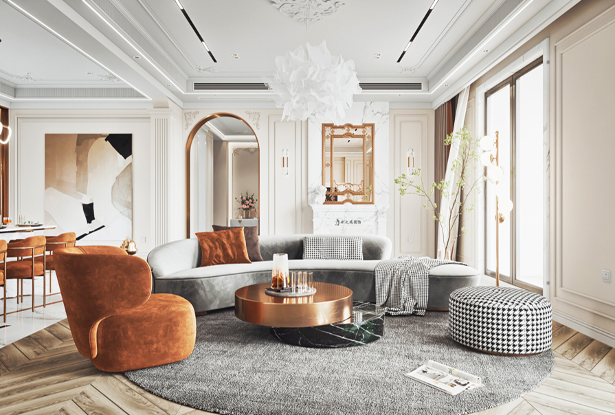 創(chuàng)之鴻裝飾客廳裝修實(shí)景圖