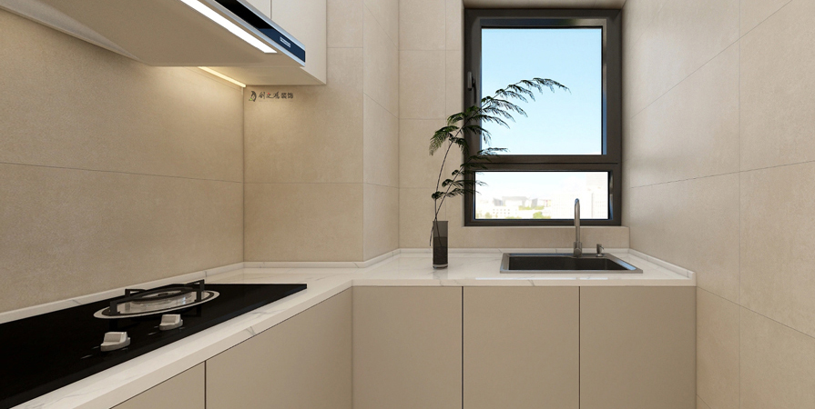 天和麗苑82㎡極簡(jiǎn)奶油風(fēng)格裝修效果圖