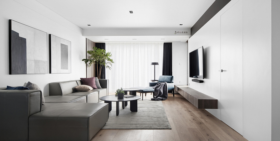 保利云禧88㎡現(xiàn)代簡(jiǎn)約風(fēng)格裝修效果圖