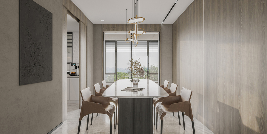 萬科西華府150㎡現(xiàn)代簡約風(fēng)格裝修效果圖