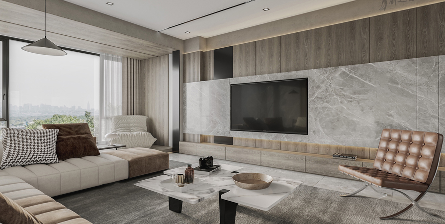 萬科西華府150㎡現(xiàn)代簡約風(fēng)格裝修效果圖