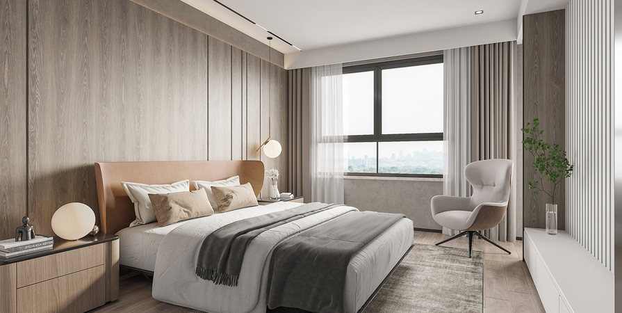 萬科西華府150㎡現(xiàn)代簡約風(fēng)格裝修效果圖