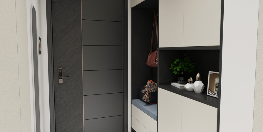 萬科翡翠大道77㎡現(xiàn)代簡(jiǎn)約風(fēng)格裝修效果圖