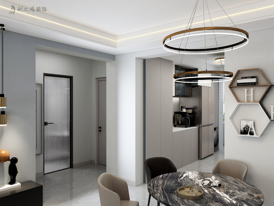 創(chuàng)之鴻裝飾餐廳裝修效果圖