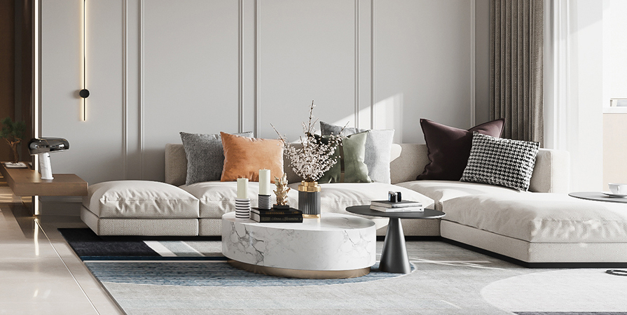 保利拾光年95㎡三居室現(xiàn)代簡約風格裝修案例