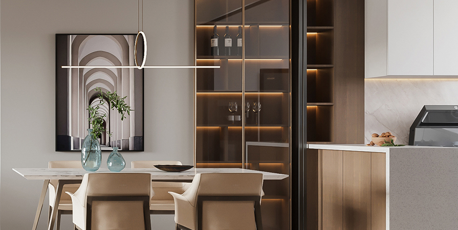 保利拾光年95㎡三居室現(xiàn)代簡約風格裝修案例