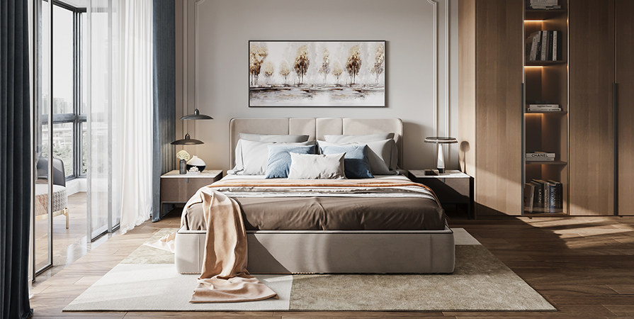 保利拾光年95㎡三居室現(xiàn)代簡約風格裝修案例