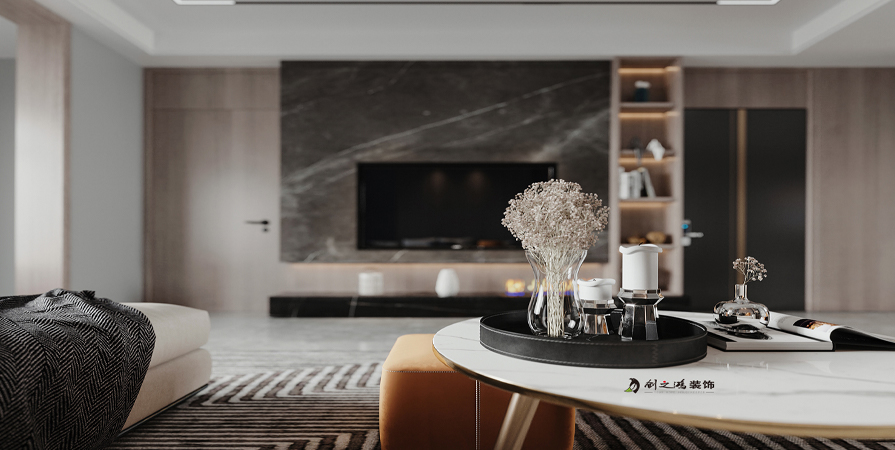 綠城誠(chéng)園143㎡輕奢風(fēng)格四居室裝修案例