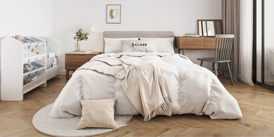 金地格林世界153㎡ 北歐風(fēng)格三居室裝修案例