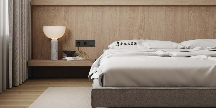 融創(chuàng)宸閱和鳴79㎡極簡風(fēng)格兩居室裝修案例