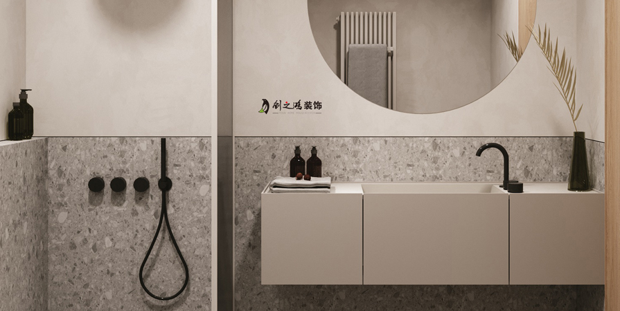 融創(chuàng)宸閱和鳴79㎡極簡風(fēng)格兩居室裝修案例