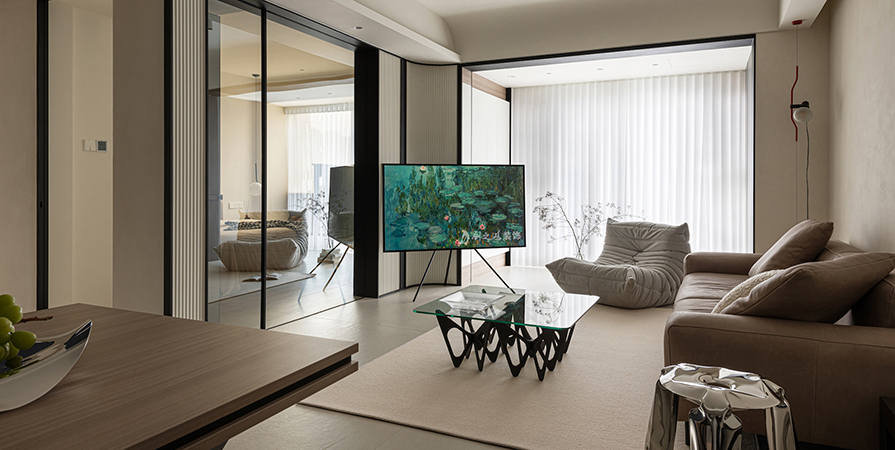 中?！ぷ蟀对淳?9㎡現(xiàn)代簡約風格三居室裝修案例