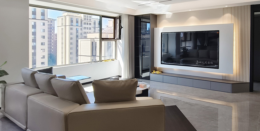 上東金茂悅140㎡現(xiàn)代簡約風格三居室實景案例