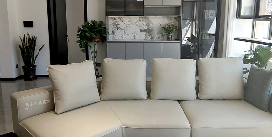 上東金茂悅140㎡現(xiàn)代簡約風格三居室實景案例