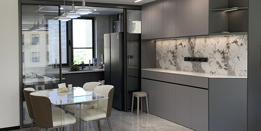 上東金茂悅140㎡現(xiàn)代簡約風格三居室實景案例