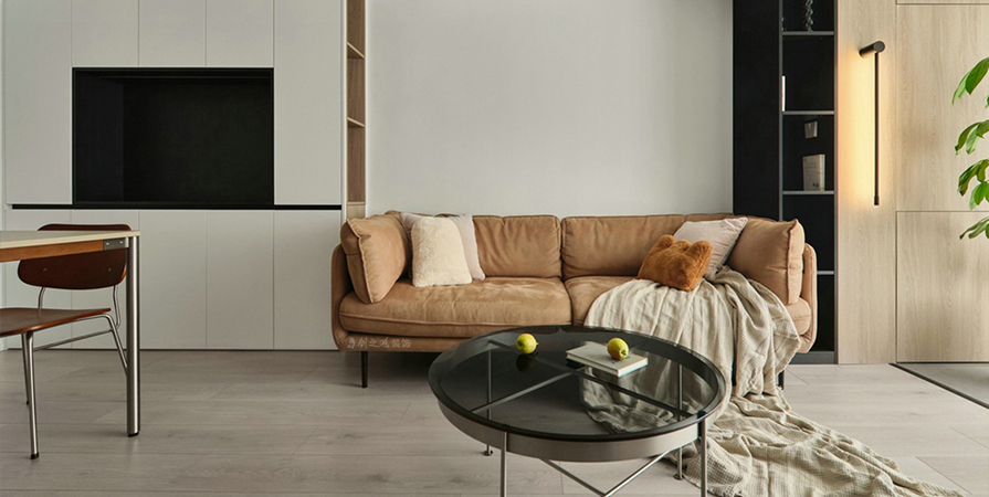 中交春風(fēng)景里100㎡現(xiàn)代簡約風(fēng)格三居室裝修案例