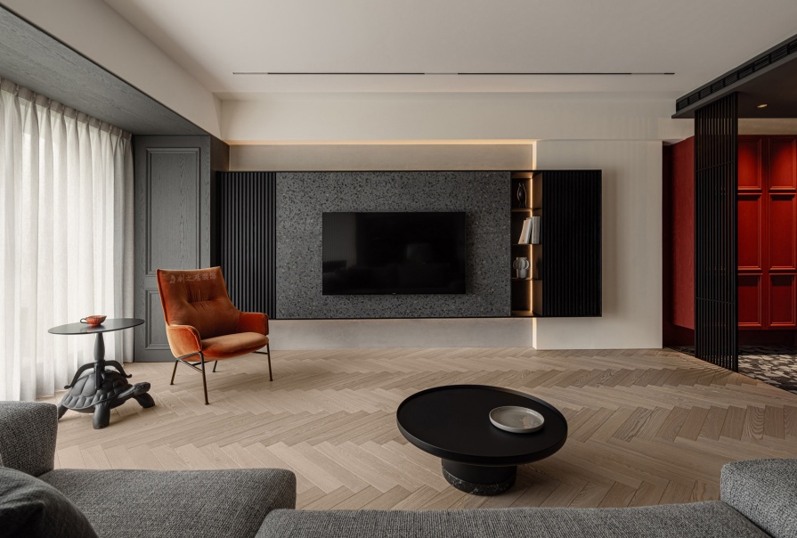 綠城·水西雲(yún)廬103㎡現(xiàn)代風(fēng)格三居室裝修案例