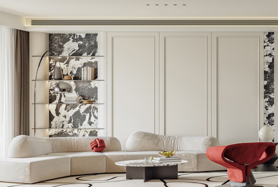 星海時代花園170㎡法式風(fēng)格三居室原創(chuàng)案例