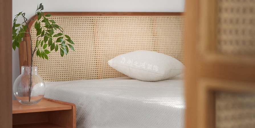 鵬飛·南開學(xué)苑78㎡原木風(fēng)格兩居室裝修案例