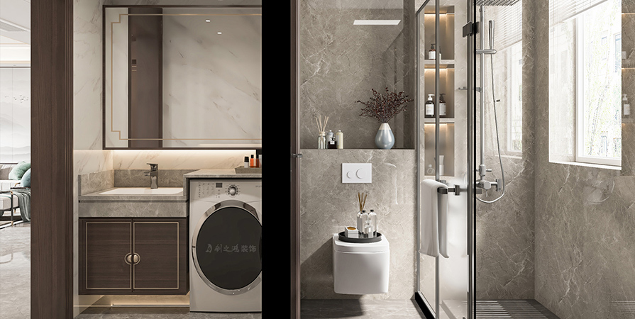 合盈園124㎡新中式風(fēng)格三居室原創(chuàng)案例