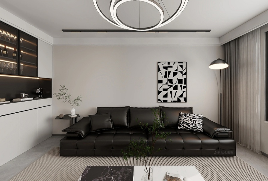 水西園147㎡現(xiàn)代風(fēng)格三居室原創(chuàng)案例