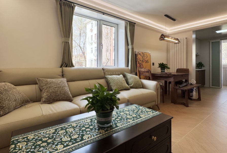 風(fēng)屏公寓86㎡中古風(fēng)格兩居室原創(chuàng)案例