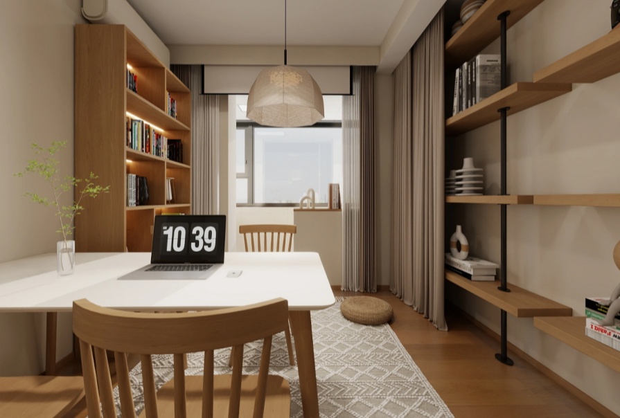 鞍山道小區(qū)50㎡原木風格小戶型老房原創(chuàng)案例