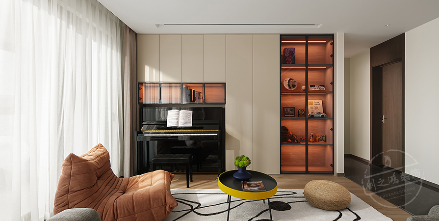 鵬飛南開學(xué)苑112㎡現(xiàn)代風(fēng)格四居室裝修案例