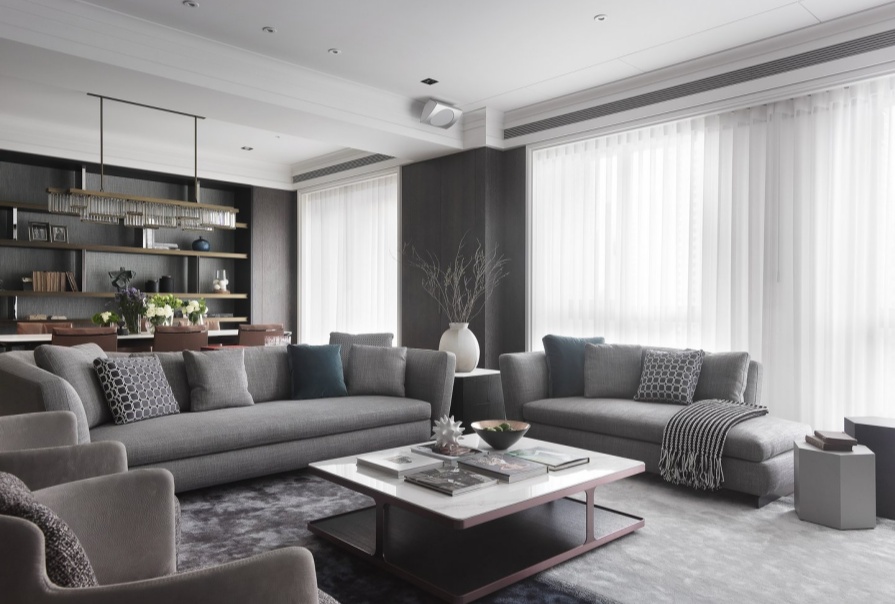 津南新城167㎡現(xiàn)代風(fēng)格三居室裝修案例