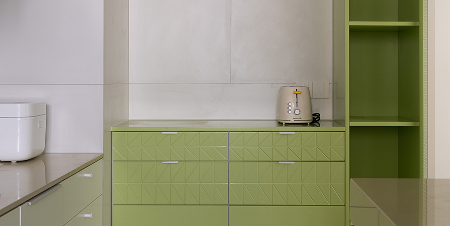 天拖秋澤園135㎡奶油風(fēng)格三居室裝修案例