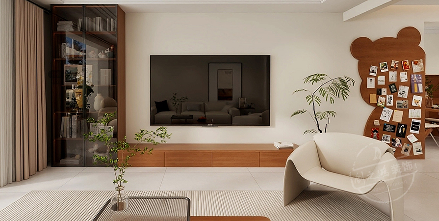 長瀛御龍灣156㎡奶油風格復式原創(chuàng)案例