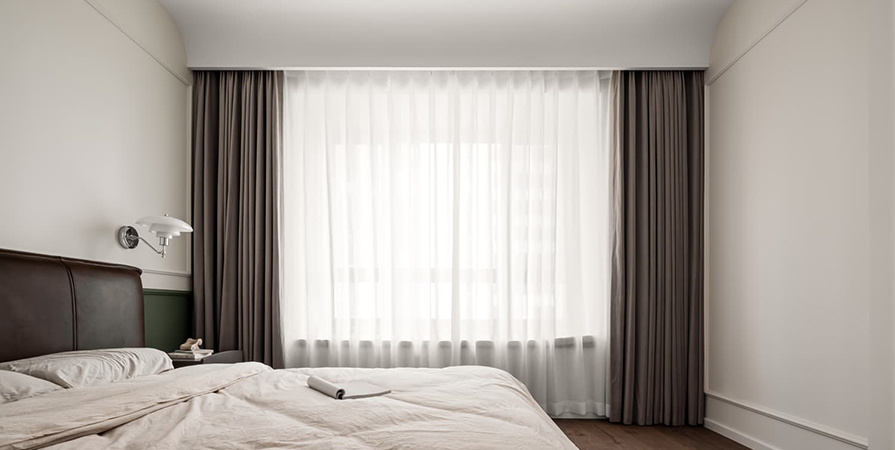 城投水西·東方天宸128㎡中古風(fēng)格三居室裝修案例