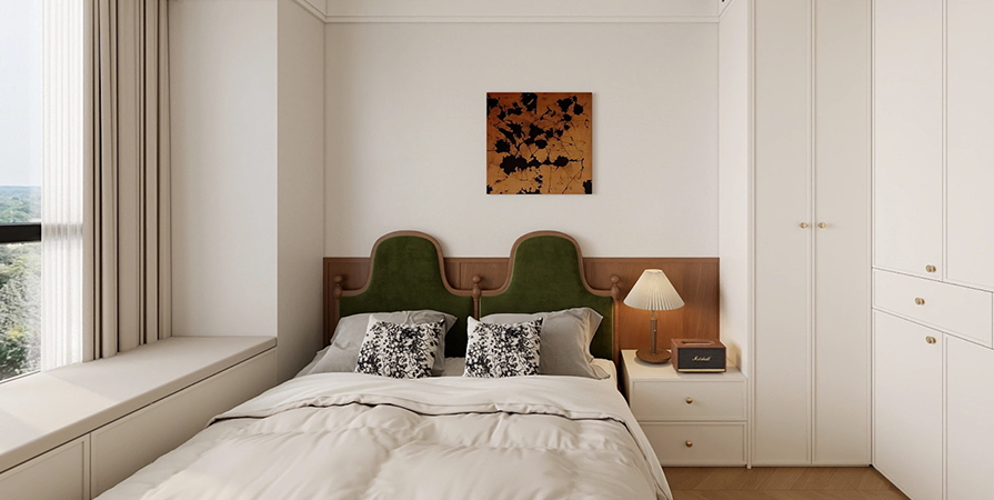 創(chuàng)意之城·蘭園89㎡中古風格三居室原創(chuàng)案例