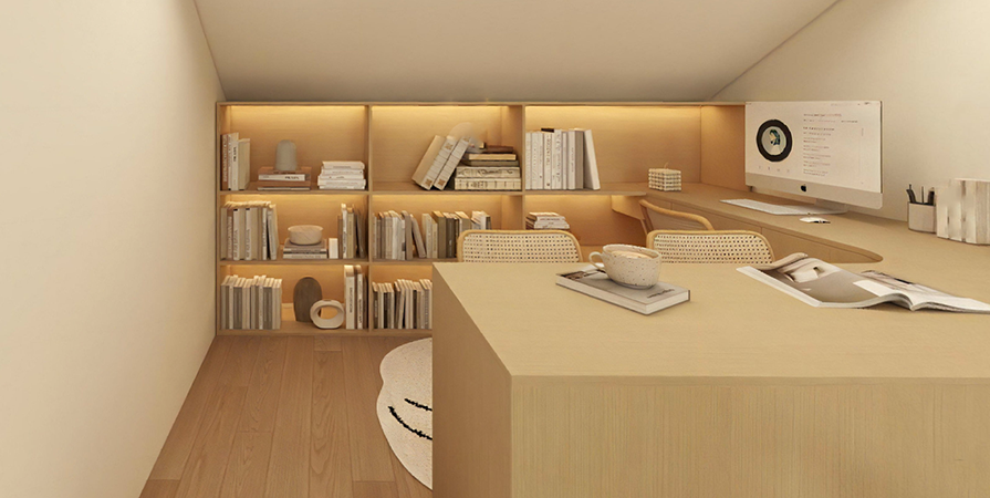 保利諾丁山130㎡簡約風(fēng)格loft原創(chuàng)案例