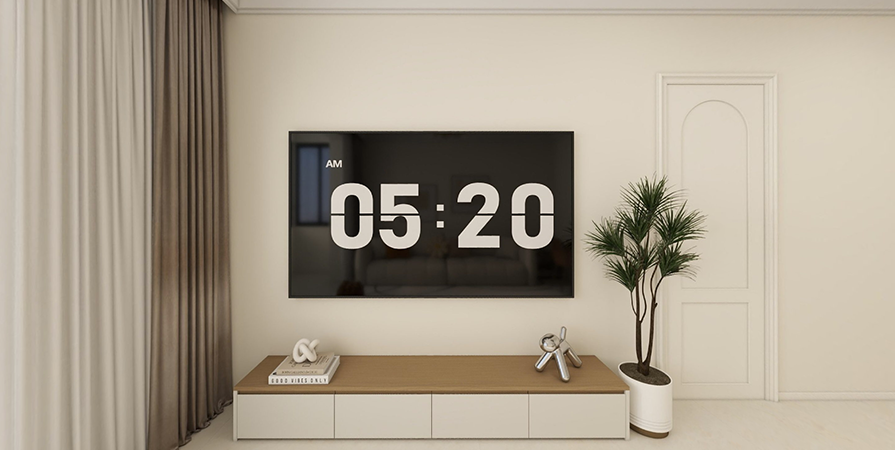 同方花園107㎡奶油風(fēng)格三居室原創(chuàng)案例