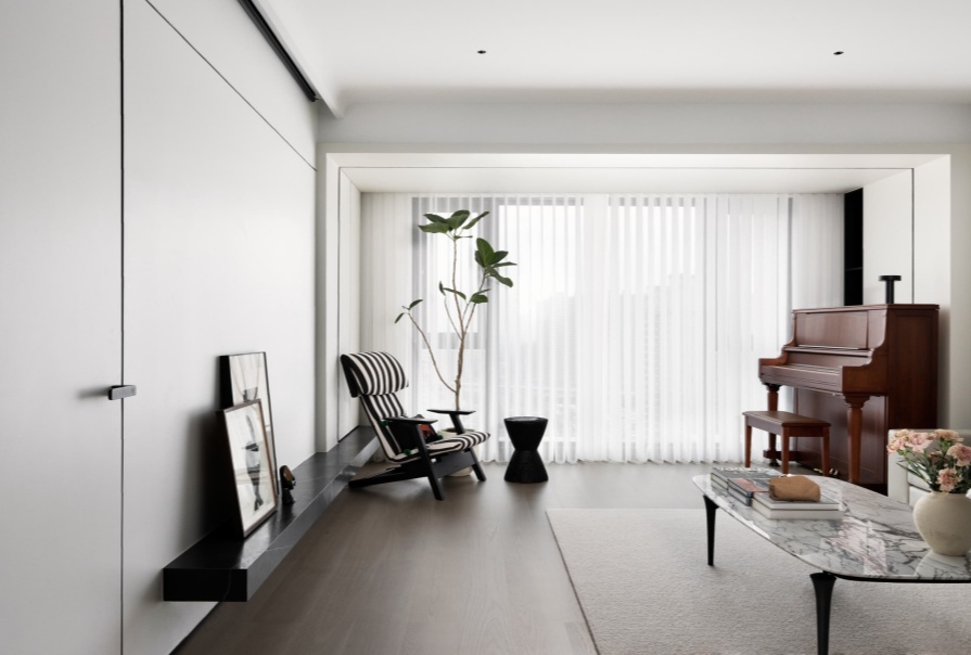 金地時(shí)光印110㎡簡約風(fēng)格三居室裝修案例