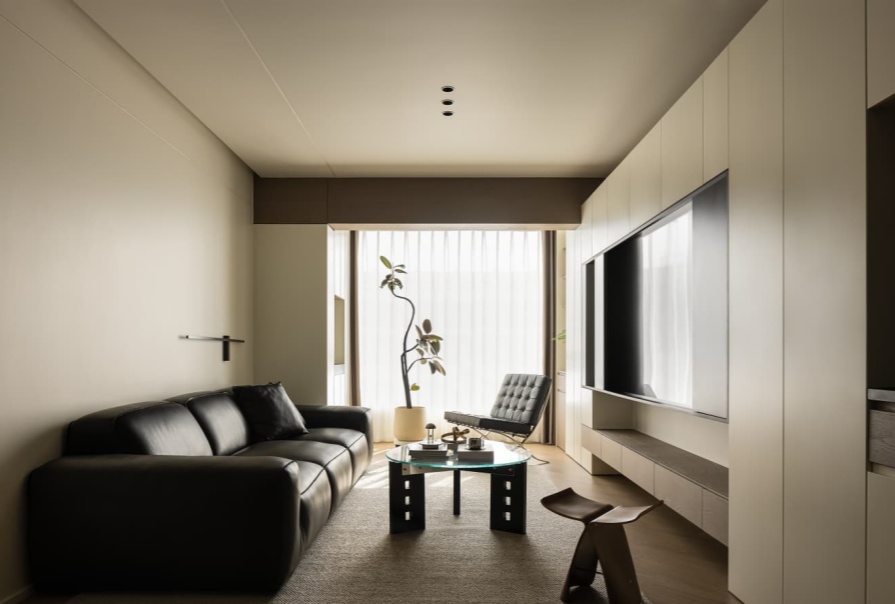 中車(chē)·中環(huán)學(xué)府110㎡簡(jiǎn)約風(fēng)格三居室<font color='red'>裝修案例</font>