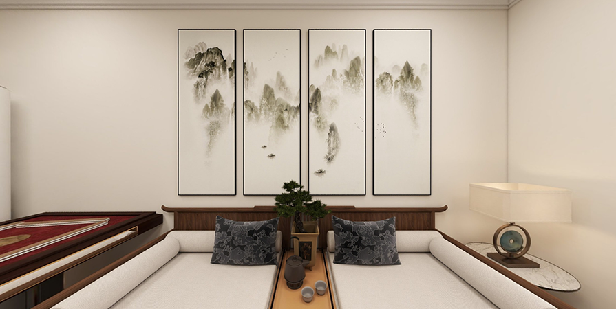 純真里74㎡新中式風(fēng)格兩居室原創(chuàng)案例